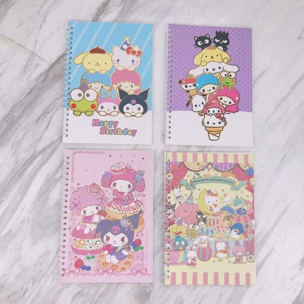 #6157 Hello Kitty & Friends - Spiral Notebook - You Choose 1